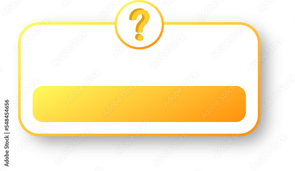 Poster social media question box. ask me a question user interface design.