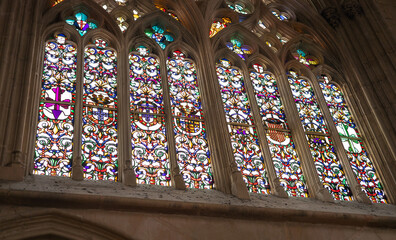 Monastery of Batalha, stained glass windows. (Corrected)