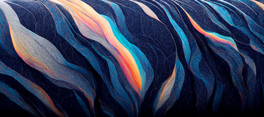 Vibrant indigo blue colors abstract wallpaper design