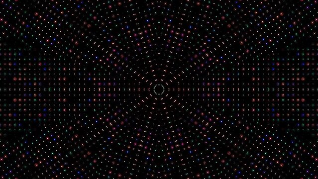 Abstract Kaleidoscope pattern with full colors. Magic mandala. 4k	