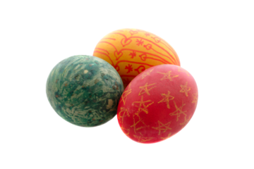 3 easter eggs, png file