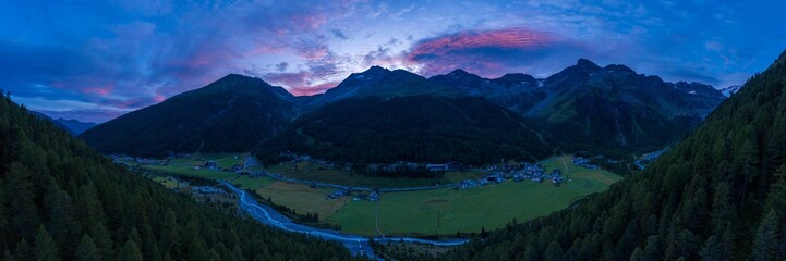 Morgenrot in Südtirol