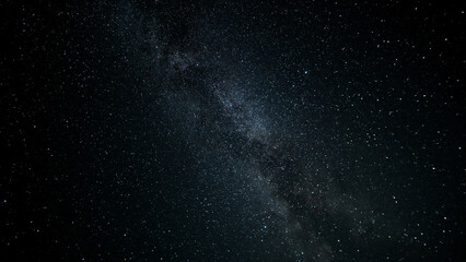 The Milky Way in night sky
