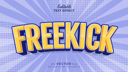 Editable text style effect - sports text effects style illustration