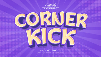 Editable text style effect - sports text effects style illustration