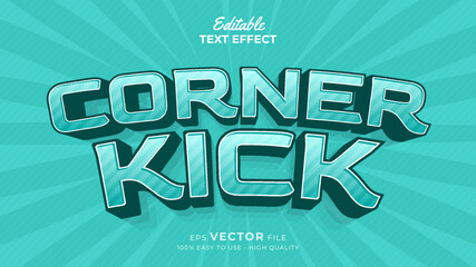 Editable text style effect - sports text effects style illustration