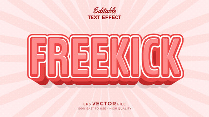 Editable text style effect - sports text effects style illustration