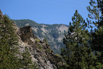 Landschaft in den französischen Alpen, Region Hautes Alps
