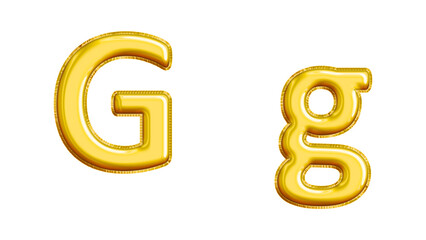 Realistic "Gg" Isolated Balloon Text Effect. You can use this asset for content like as Birthday, Party, Anniversary, Education, Carnival, Celebrate, Wedding, Valentine, Christmas, Happy New Year etc.
