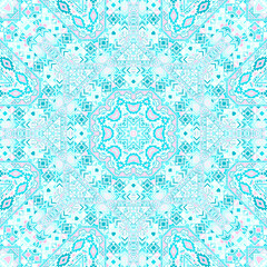 Abstract seamless pattern with geometric elements structure.