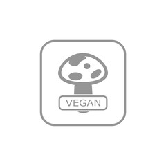 VEGAN mushroom icon