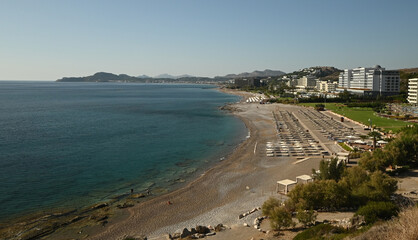 Beautiful view of Kallithea, Rhodes