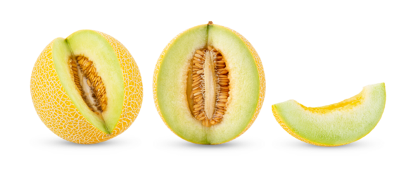 Melon isolated on transparent png