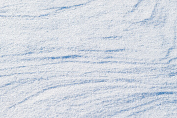Obraz premium Fresh winter snow texture. Smooth powder background. Nobody
