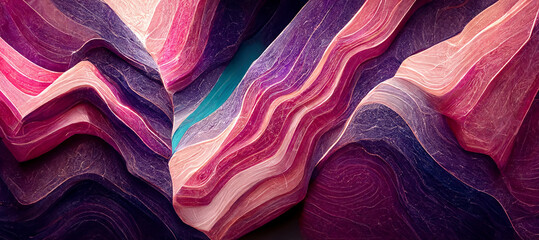 Vibrant magenta colors abstract wallpaper design - obrazy, fototapety, plakaty