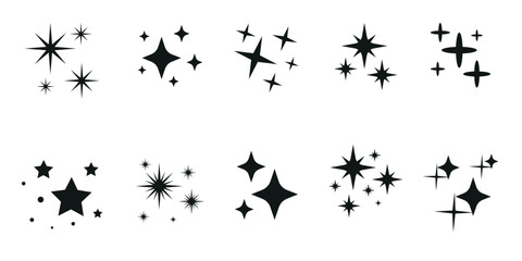 Vector collection of compositions from stars for design