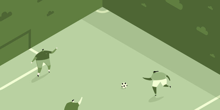Illustration of Football Game