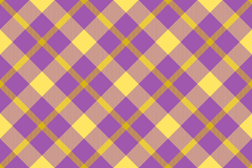 Plaid seamless texture. Background textile fabric. Vector check tartan pattern.