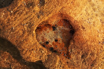 Love Heart eroded rock