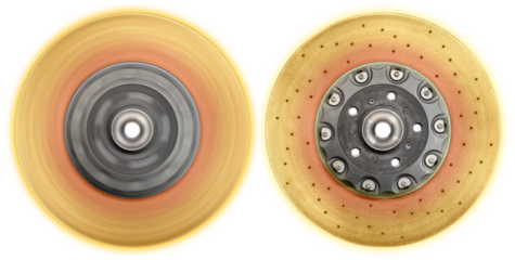 glowing racing carbone break disk texture