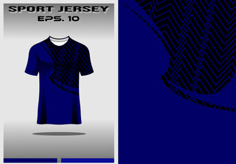 Textured sport jersey template design