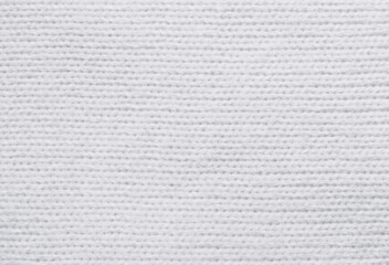 	
White soft woolen sweater surface texture as background
