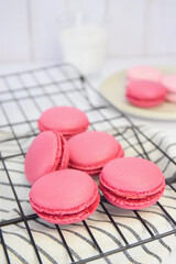 macaroons on table