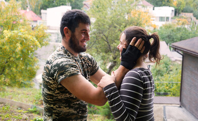 Meeting with a returned soldier
