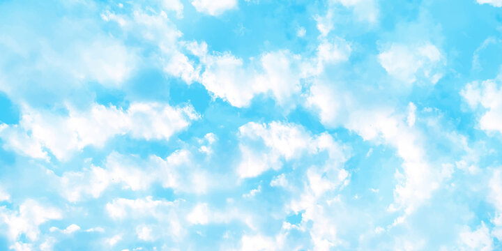 blue sky with clouds.panorama Sunlight with blue sky on white cloud.beautiful clouds in the summer sky background.><