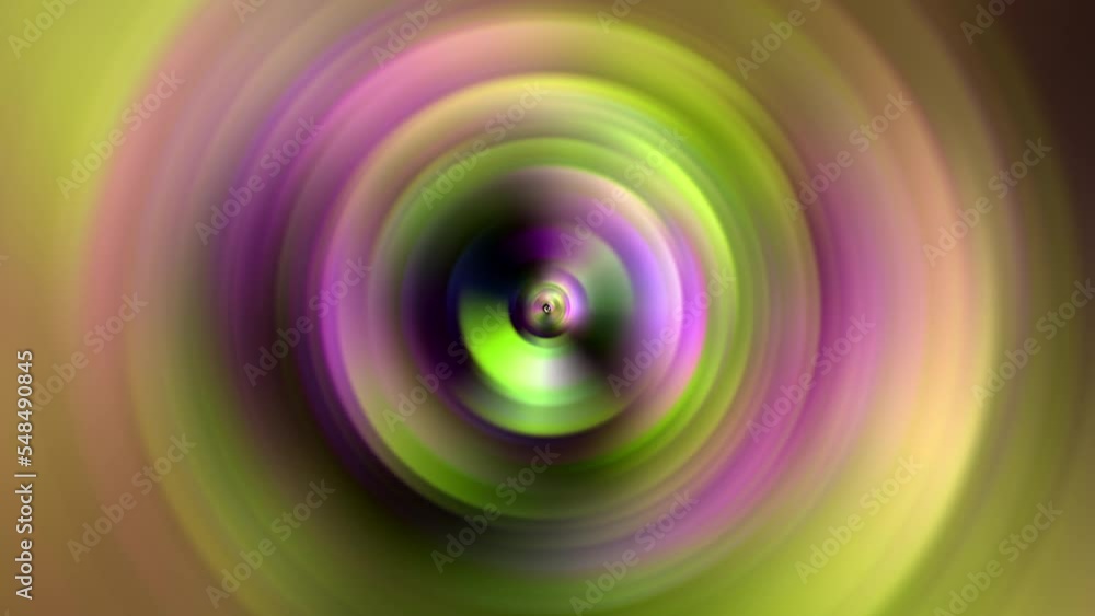 Poster colorful multicolored circle lights radial gradient blurred tunnel abstract background for futuristi