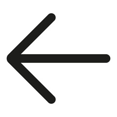 Arrow icon in flat isolated on white background. Vector illustration. EPS 10.