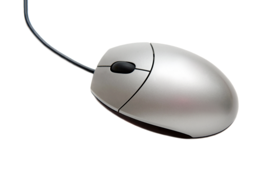computer mouse isolated, png file