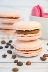 macaroons on a table