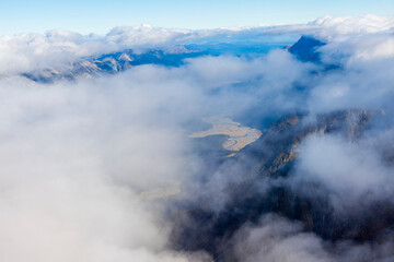  Fiordland National Park landscape from the Airplane