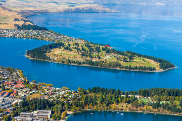 Fototapeta premium Queenstown cityscape