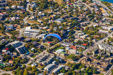 Paragliding over Queenstown and Lake Wakatipu