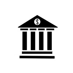 Bank vector icon