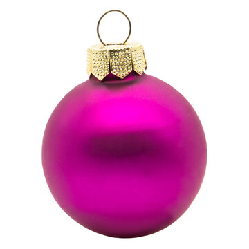 single pink christmas tree ball