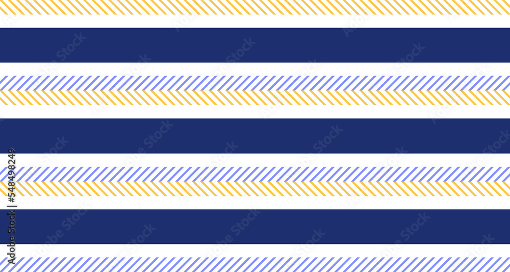 Poster abstract blue and yellow pattern with lines. trendy stripes grid pattern with horizontal parallel ba