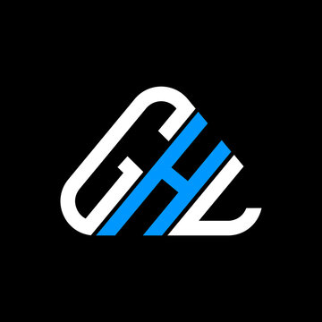 GHL letter logo creative design with vector graphic, GHL simple and modern logo.