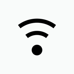 Signal Icon – Vector. Broadcast, Transmission Symbol for Design, Presentation, Website or Apps Elements.     