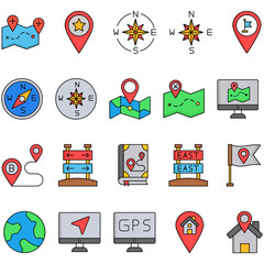 Maps And Location Icon Pack