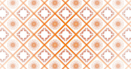 Color Geometric pattern. Colorful ornamental graphic design. Mosaic ornaments.