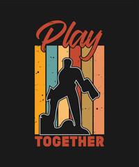 play together Gaming retro t shirt design. Video game t shirt designs, Retro video game t shirts, Print for posters,