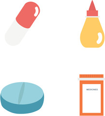 set of medical icons