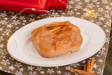 Natilla, traditional Colombian dessert served at Christmas time