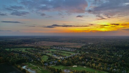 Fototapeta premium Orange sunset