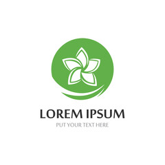 Beauty icon flowers design illustration