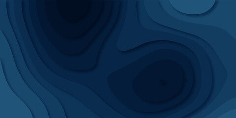 Abstract blue papercut out background texture design. For web, wall paper, brochure and other pattern designs. green abstract multi-layer 3d seamless background.	
