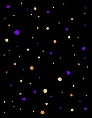 Stars sparkle starry colorful dots night beautiful universe illustration painting art